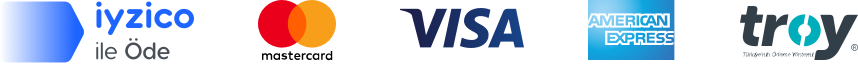 iyzico, Mastercard, Visa, American Express ve Troy